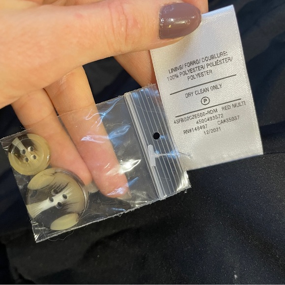 🧡Favorite Daughter Orange and Black Plaid Blazer🧡 - Picture 10 of 11